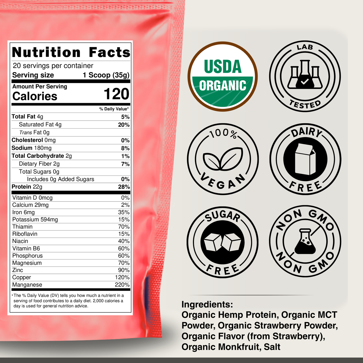 Strawberry - 20 Servings