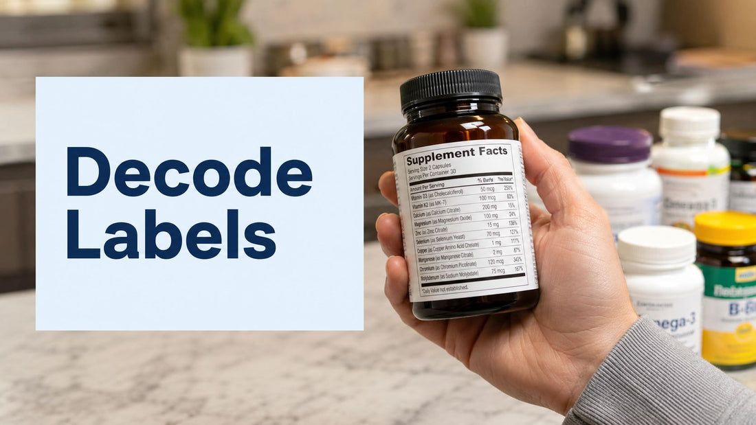 How to Read Supplement Labels: Expert Guide